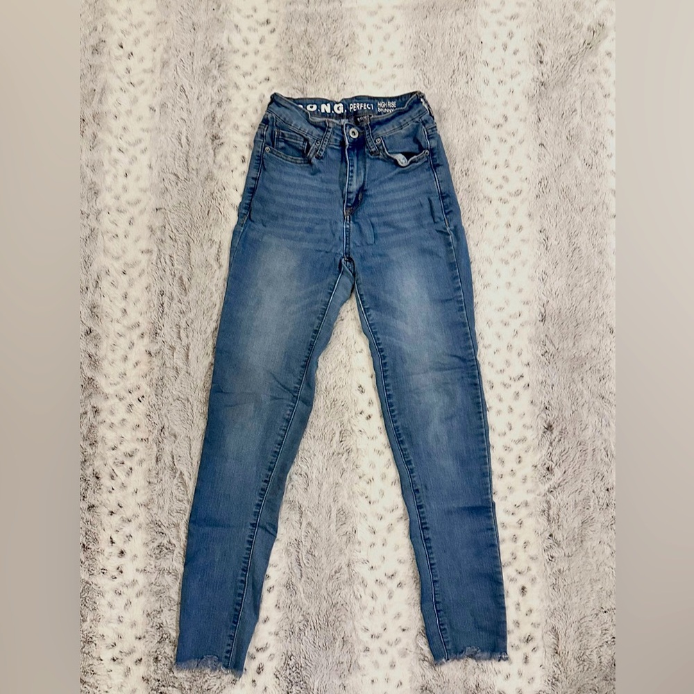 S.O.N.G PERFECT high rise skinny ankle jeans | SIZE:0/24